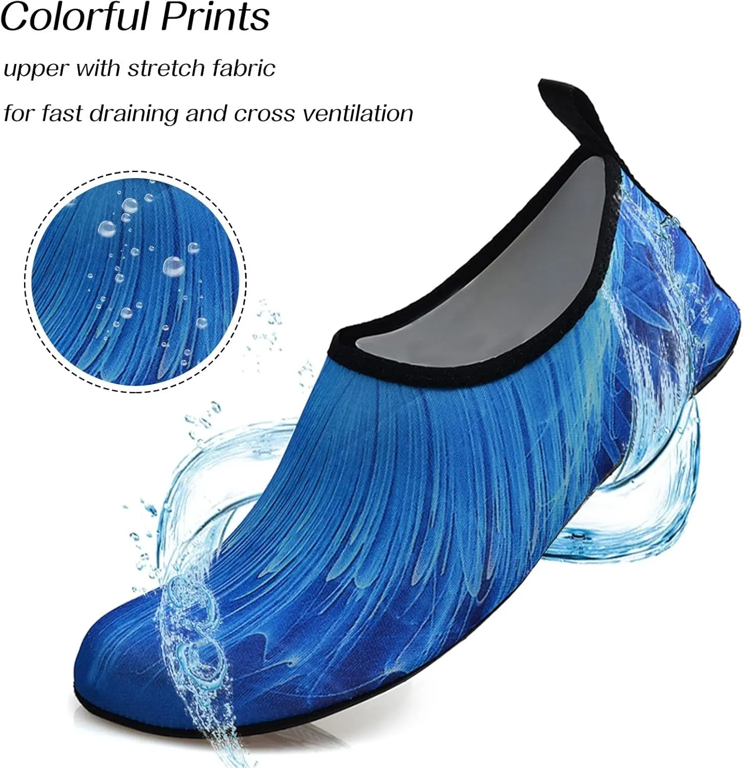 Swim Beach Water Shoes for Men Women Quick Dry Barefoot Aqua Pool Surf Hiking Kayaking Diving Yoga Outdoor Sports Breathable