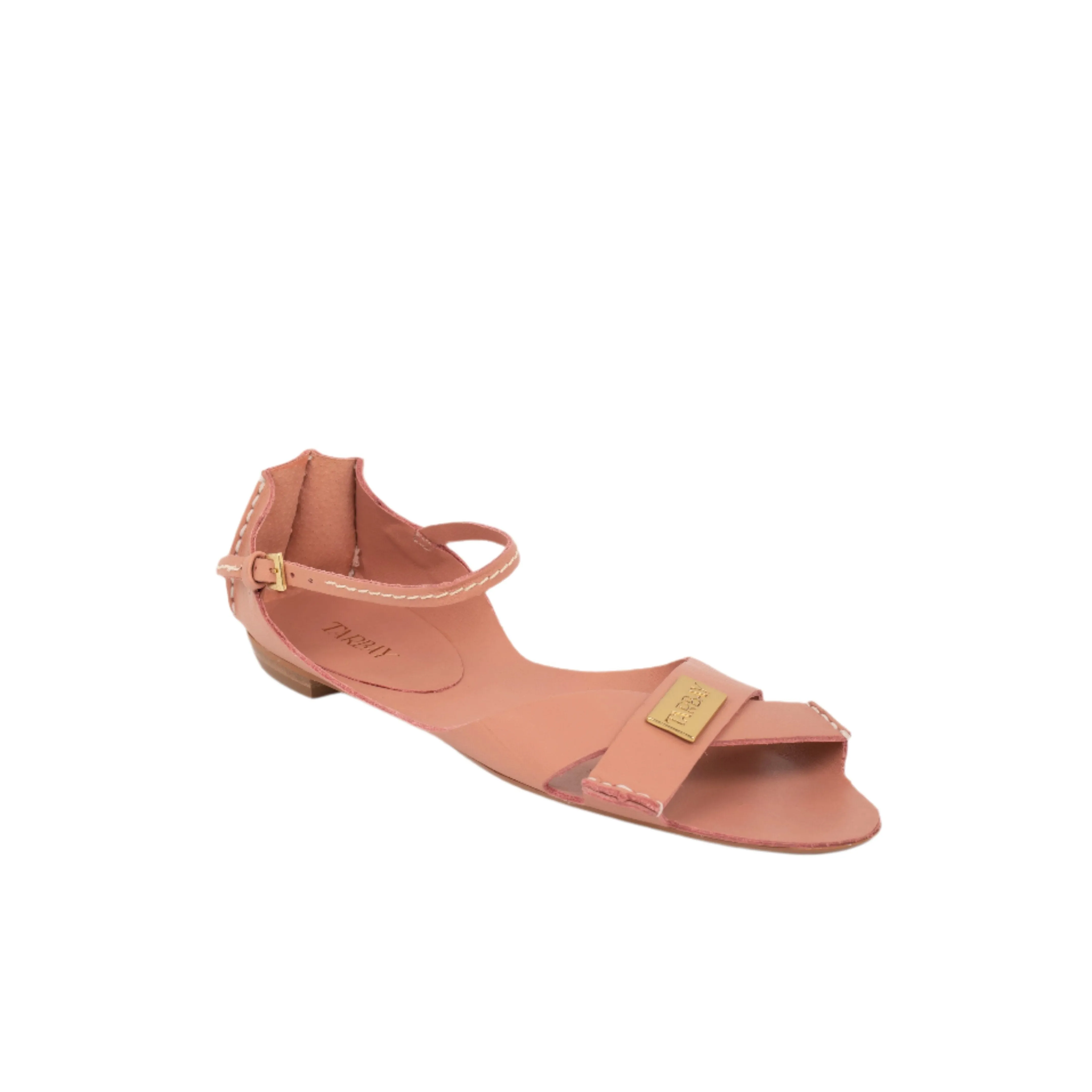 Tajali Leather Sandals - Dusty Rose