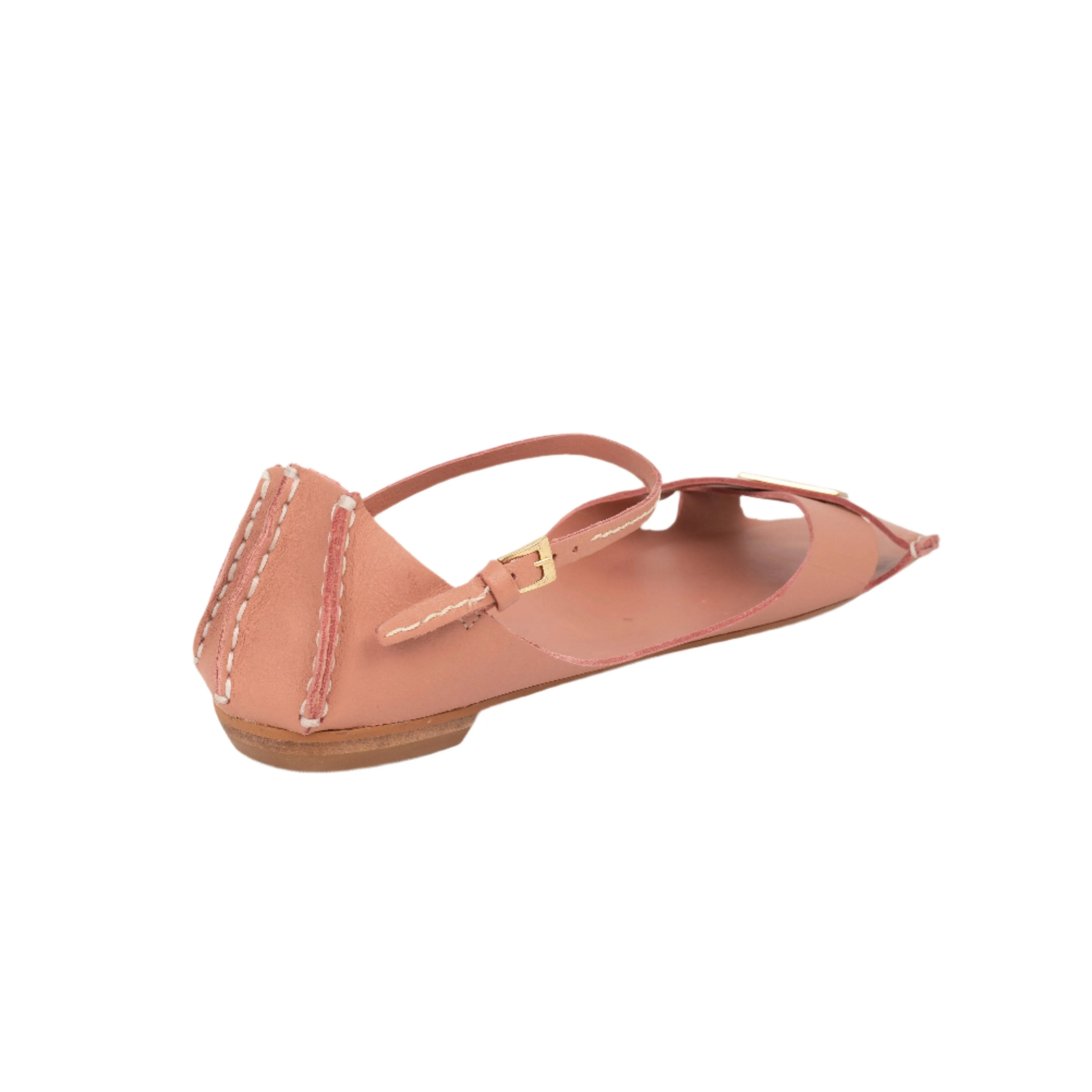 Tajali Leather Sandals - Dusty Rose