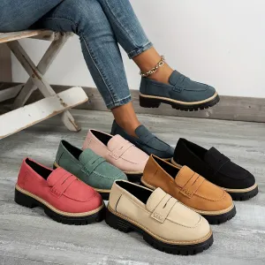Tamsin  Chunky Sole Penny Loafers