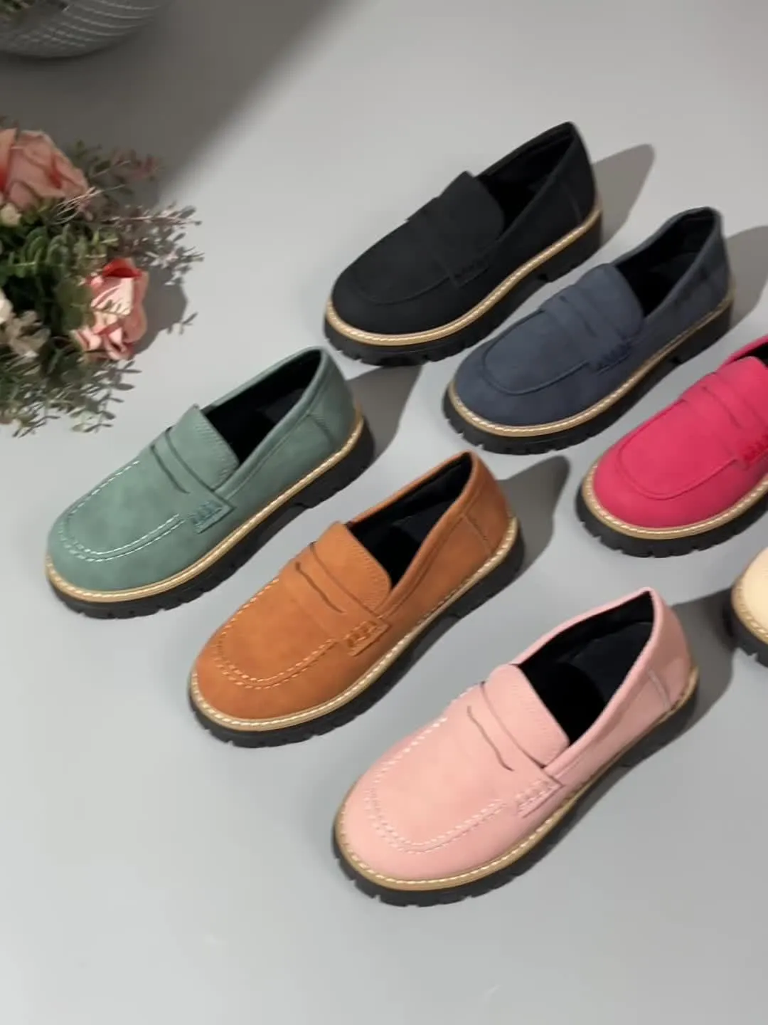 Tamsin  Chunky Sole Penny Loafers