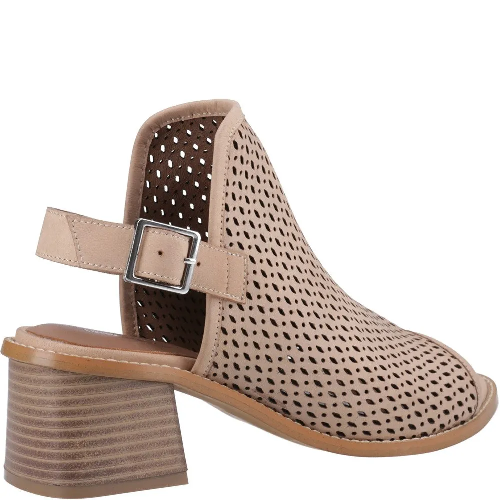 Taupe Louise Heeled Sandals
