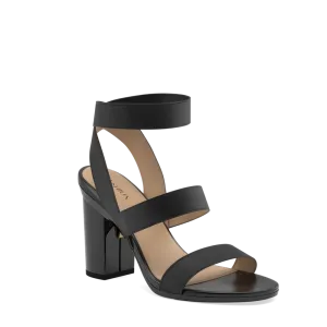 The Adrianna - Coal   Block Heel Kit 4 Coal
