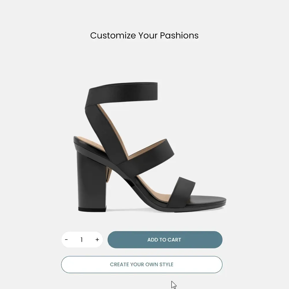 The Adrianna - Coal   Block Heel Kit 4 Coal