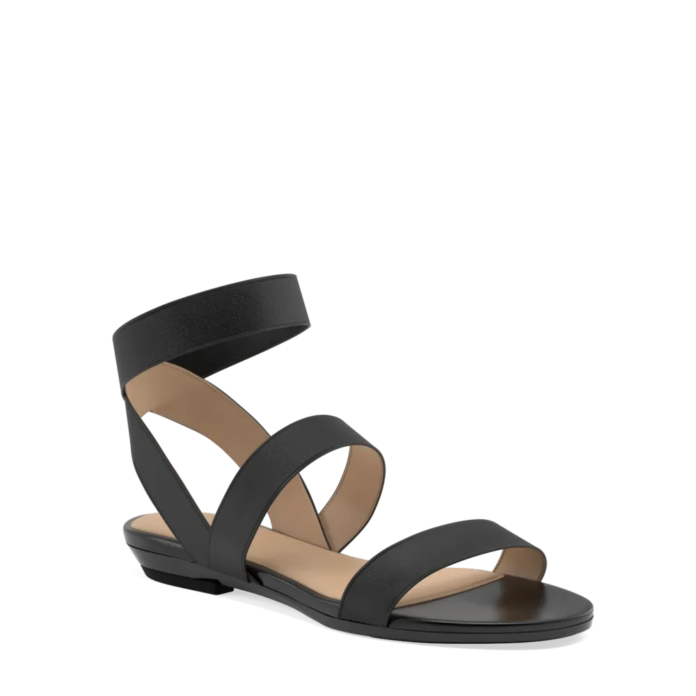 The Adrianna - Coal   Block Heel Kit 4 Coal