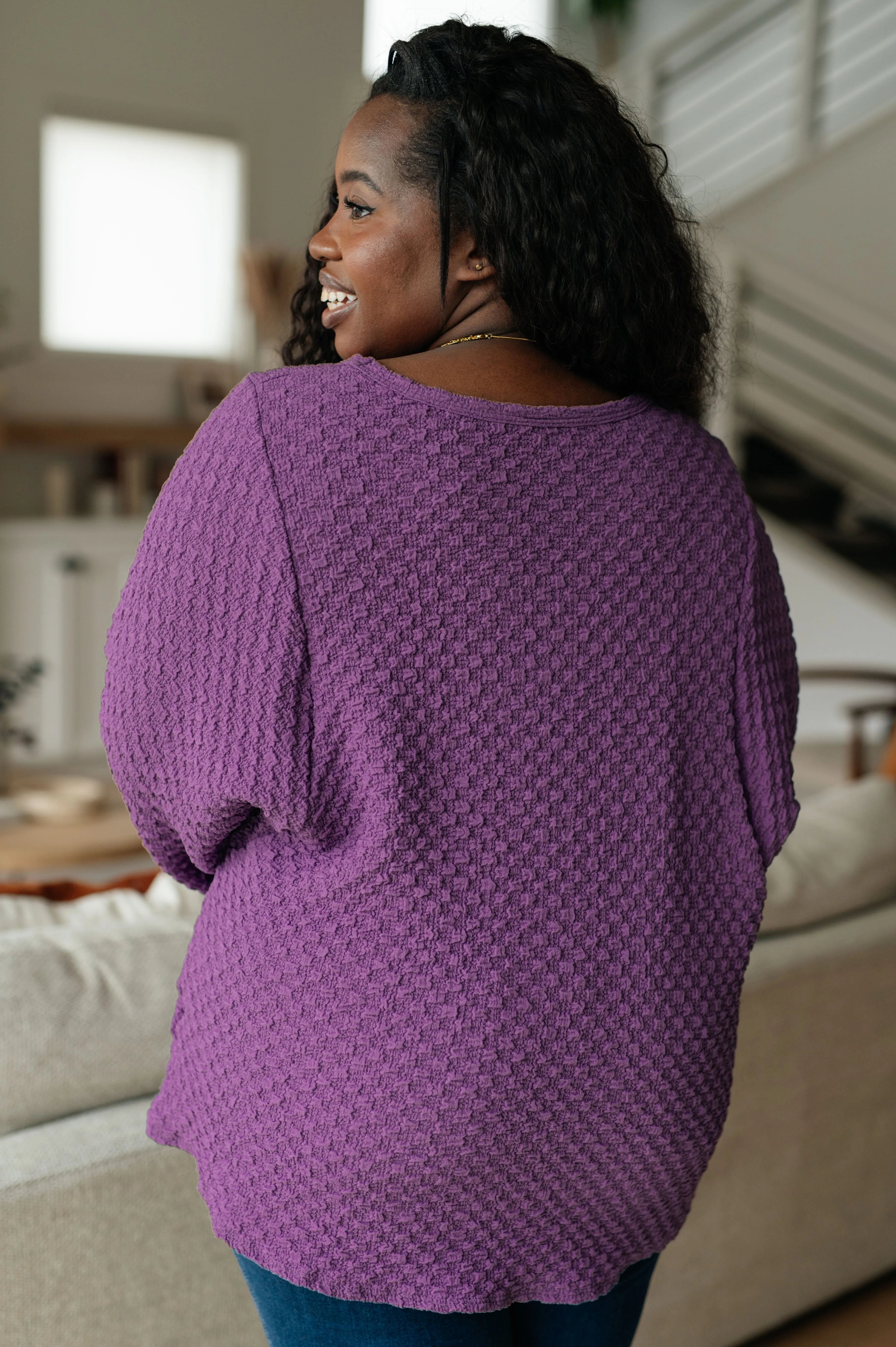 Thought It Over Textured Pullover (Reg & Curvy)