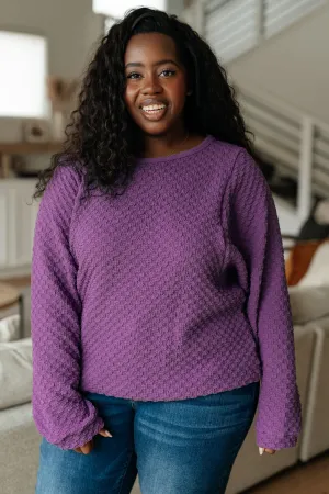 Thought It Over Textured Pullover (Reg & Curvy)
