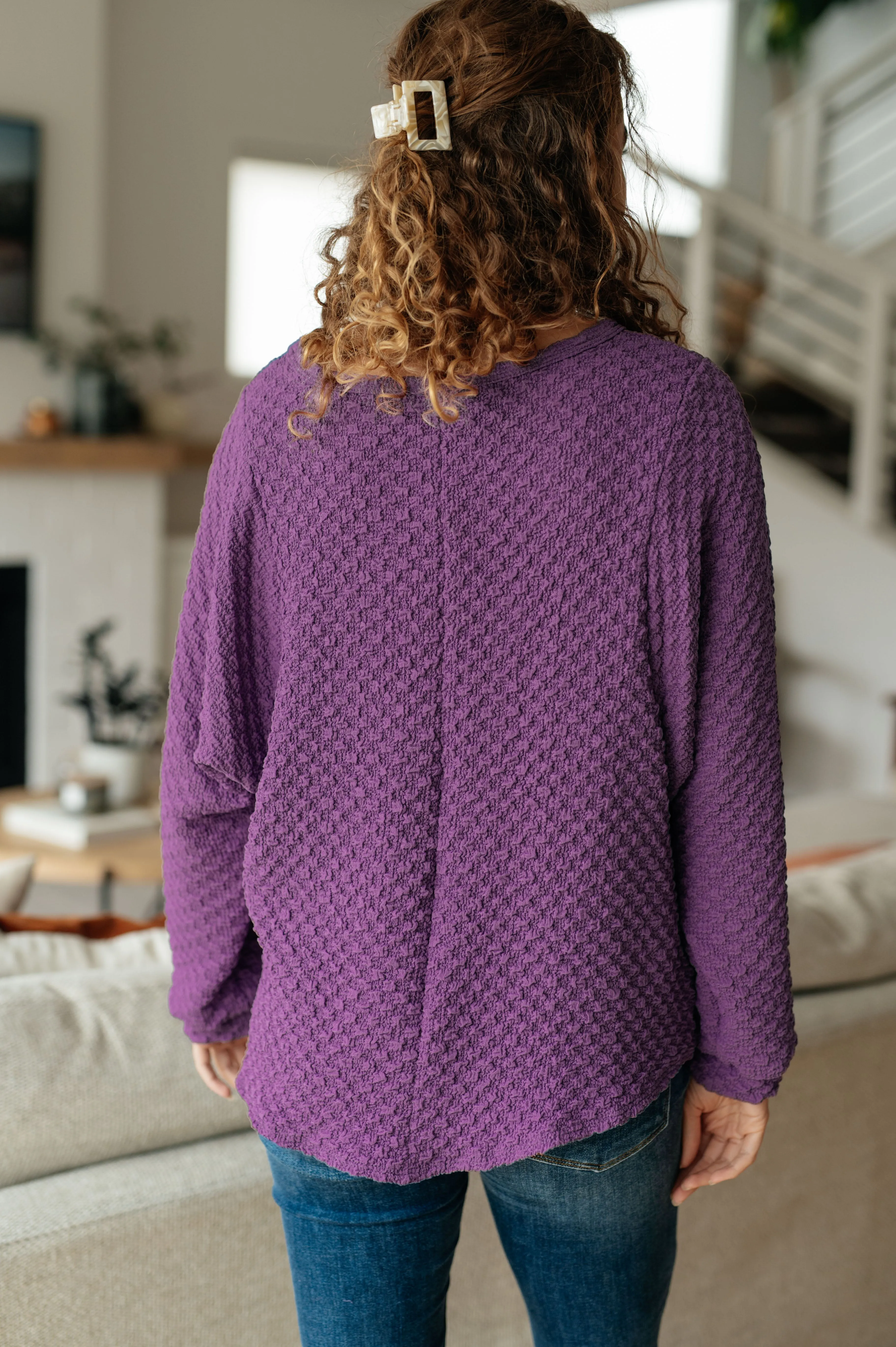 Thought It Over Textured Pullover (Reg & Curvy)