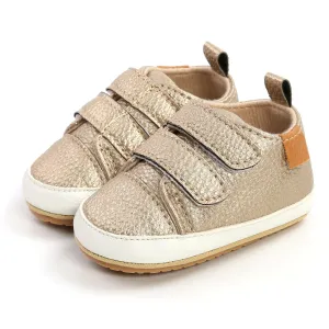 Velcro Sneaks - Gold