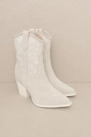 Walk The Runway Pearl Studded Western Boots (2 Colors)