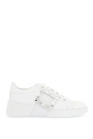 white leather sneakers viv skate with rhinestones RVW54229110LXQ BIANCO