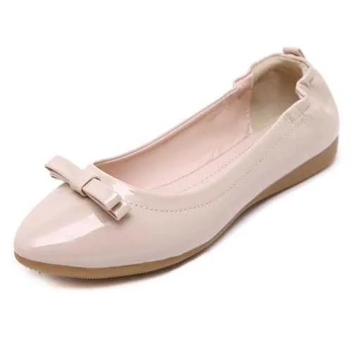Women New Flat Pointed Toe Casual Comfortable Fashion Slip On Flat Loafers Shoes