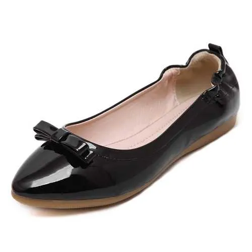 Women New Flat Pointed Toe Casual Comfortable Fashion Slip On Flat Loafers Shoes