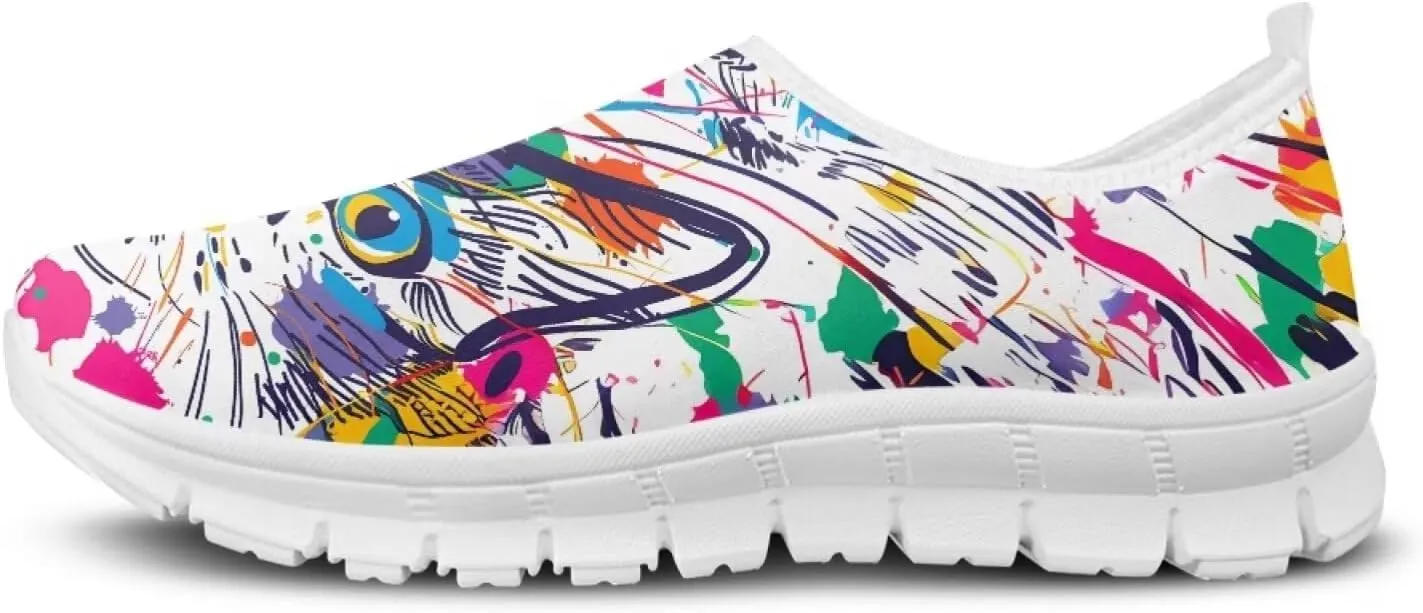 Womens Loafers Stylish Slip On Low Tops Fitness Non Slip Gym Sneakers Comfort Casual Lightweight Walking Shoes for Workout Dressy
