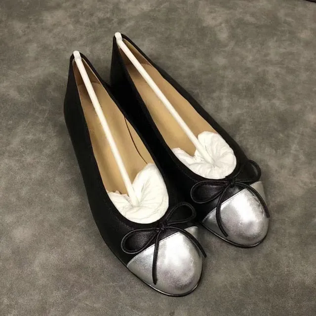 xiangtuibao   New Breathable Flats Luxury Designer Leather Shoes Big size women's shoes 35-42 Elegant Comfortable Lady Work Party Shoes