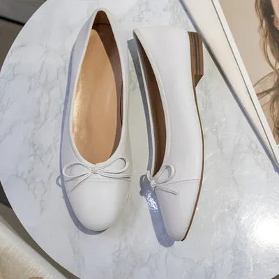 xiangtuibao   New Breathable Flats Luxury Designer Leather Shoes Big size women's shoes 35-42 Elegant Comfortable Lady Work Party Shoes