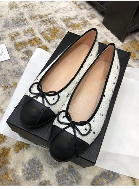 xiangtuibao   New Breathable Flats Luxury Designer Leather Shoes Big size women's shoes 35-42 Elegant Comfortable Lady Work Party Shoes