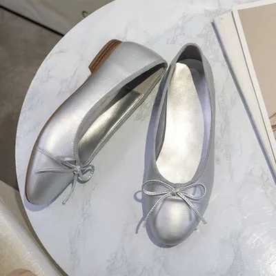 xiangtuibao   New Breathable Flats Luxury Designer Leather Shoes Big size women's shoes 35-42 Elegant Comfortable Lady Work Party Shoes
